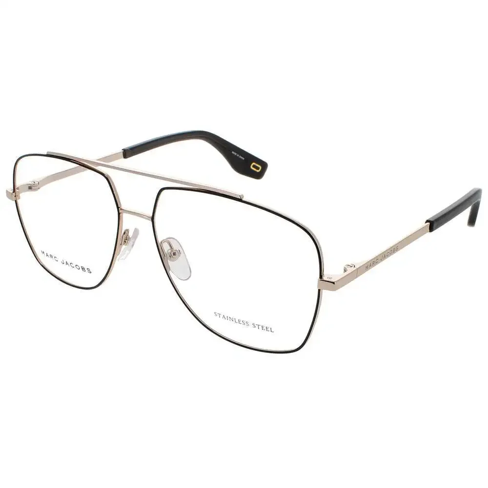 NWT Marc Jacobs MARC-271-0RHL-58 Gold Black 58mm Eyeglasses